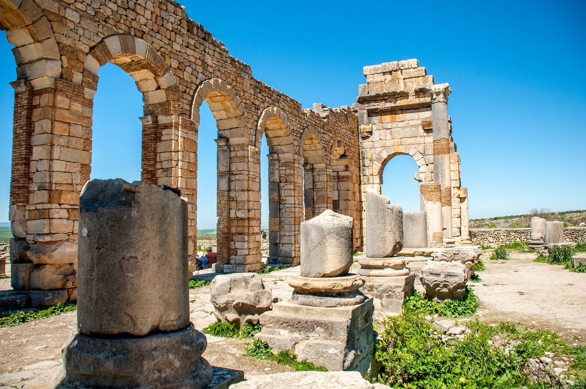 Ruins of an ancient Roman building