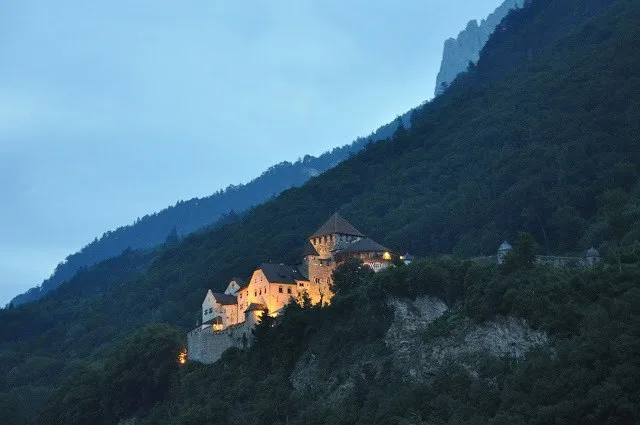 Castle in Vaduz, Liechtenstein