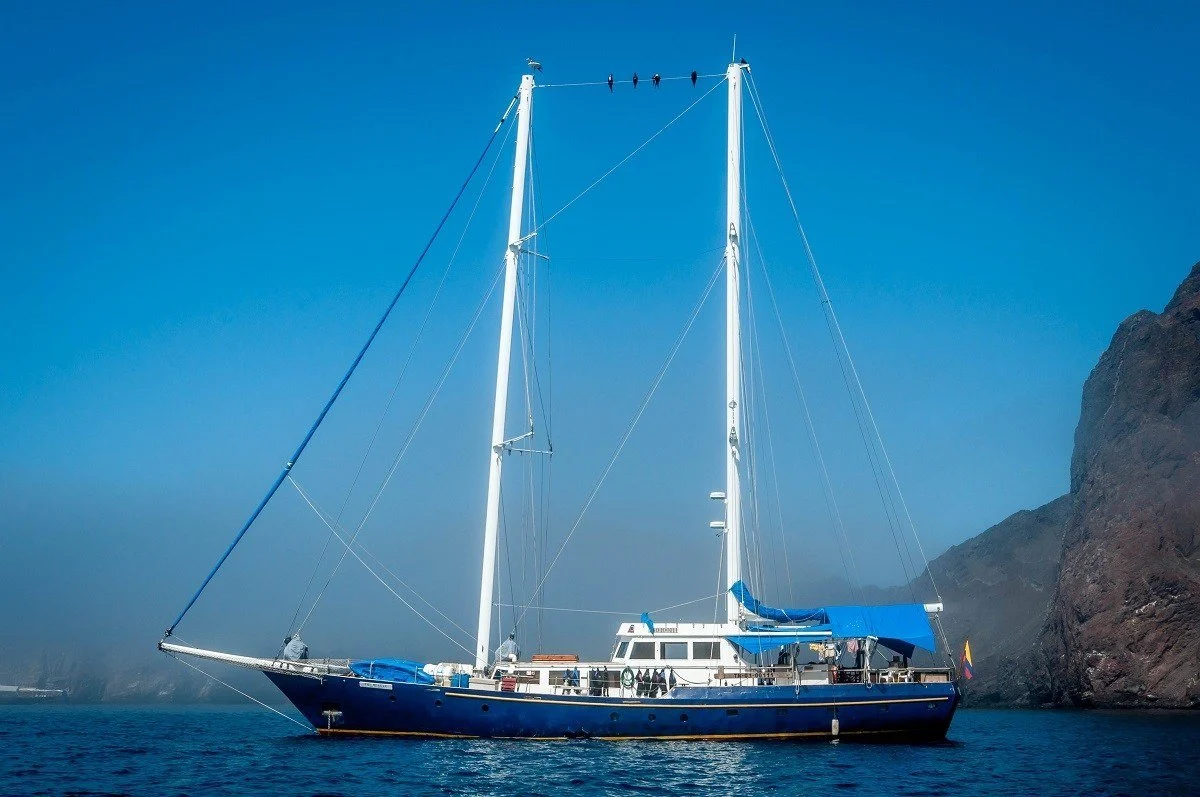 The Beagle, a Galapagos cruise boat